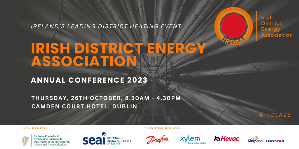 Promotional image for the Irish District Energy Association 2023 conference