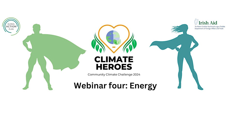 Promotional poster for the climate heroes sustainable energy workshop